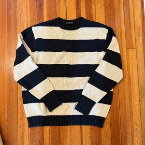Brianna Cotton Thick Stripe Sweater